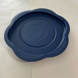 Tupperware dark blue lazy susan